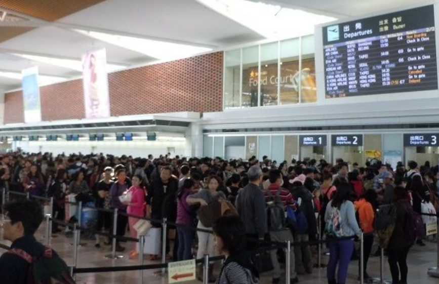 令和元年の羽田空港の国際線Tの混雑予想