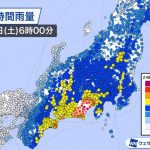 台風15号が、北日本や東日本を東進していますね。