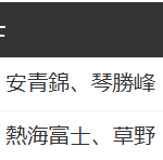 もう予想通り、安青錦の優勝でいいんじゃない？？